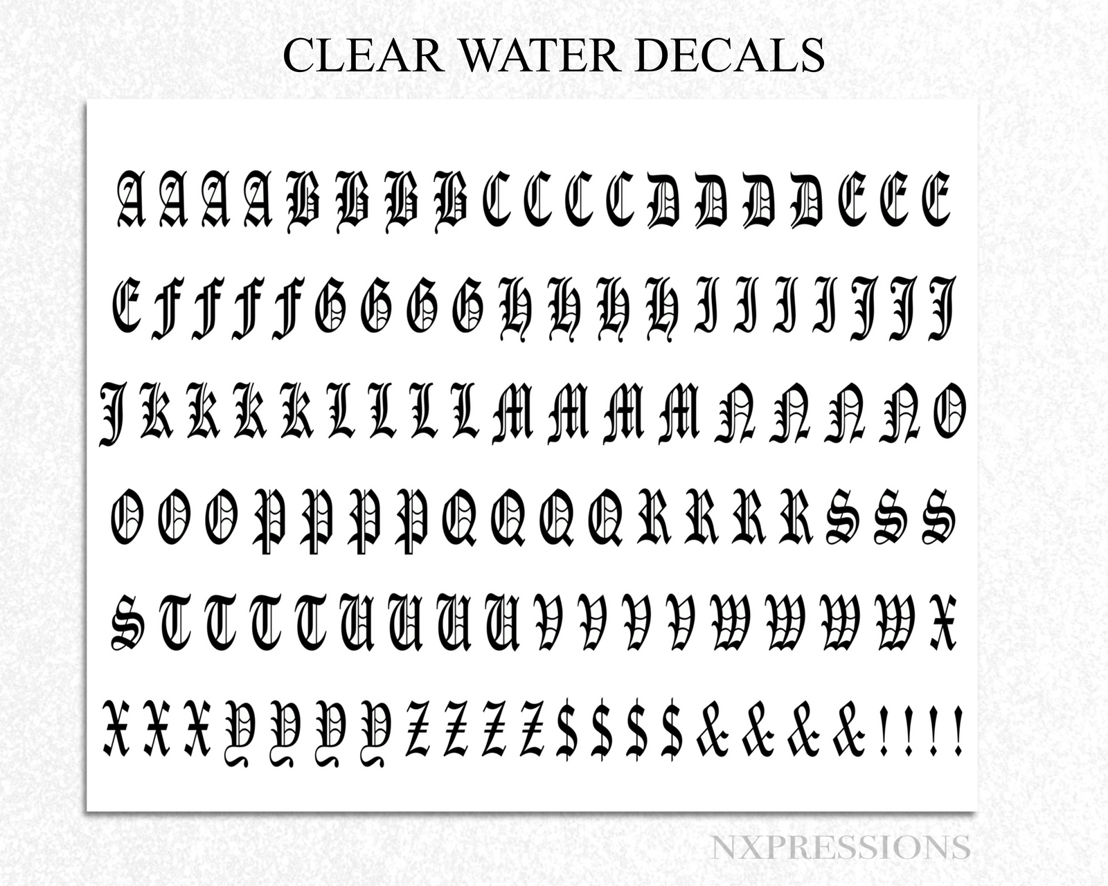 Old English Letters
