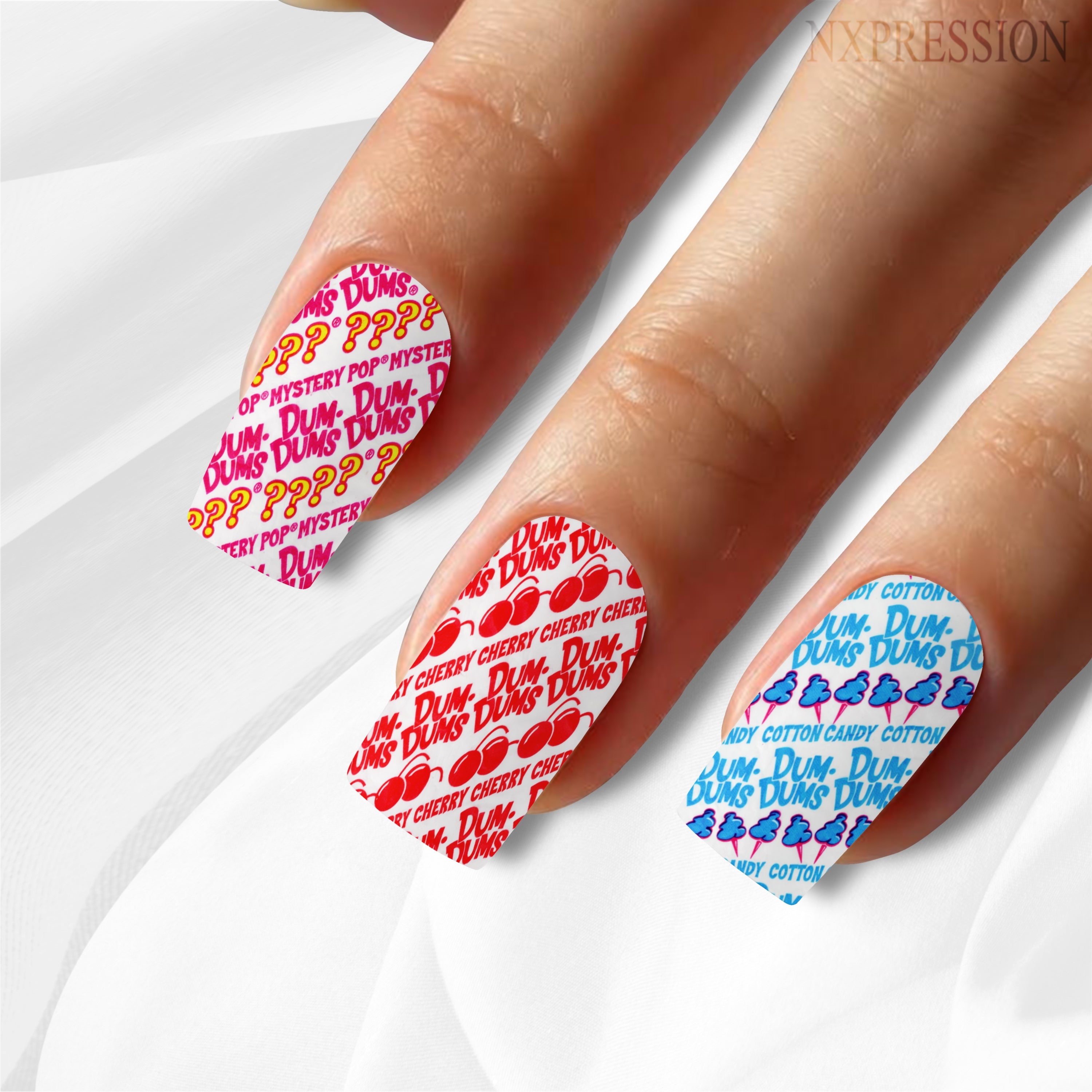 Dum Dum Candy Nail Wraps