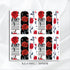 Red Rose Toile De Jouy Nail Wraps