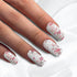 Pink Floral Toile De Jouy Nail Wraps