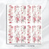 Pink Floral Toile De Jouy Nail Wraps