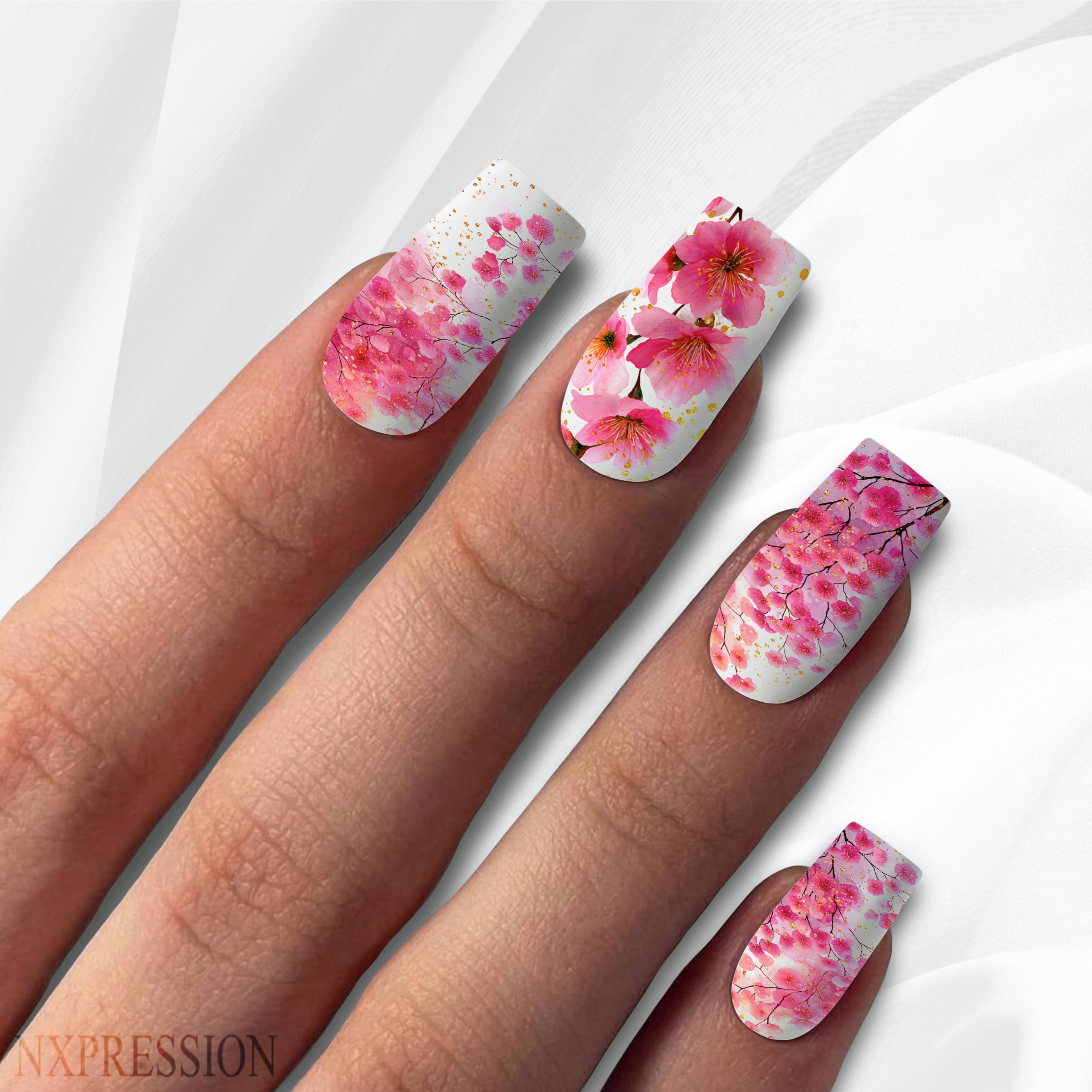 Cherry Blossom Nail Wraps