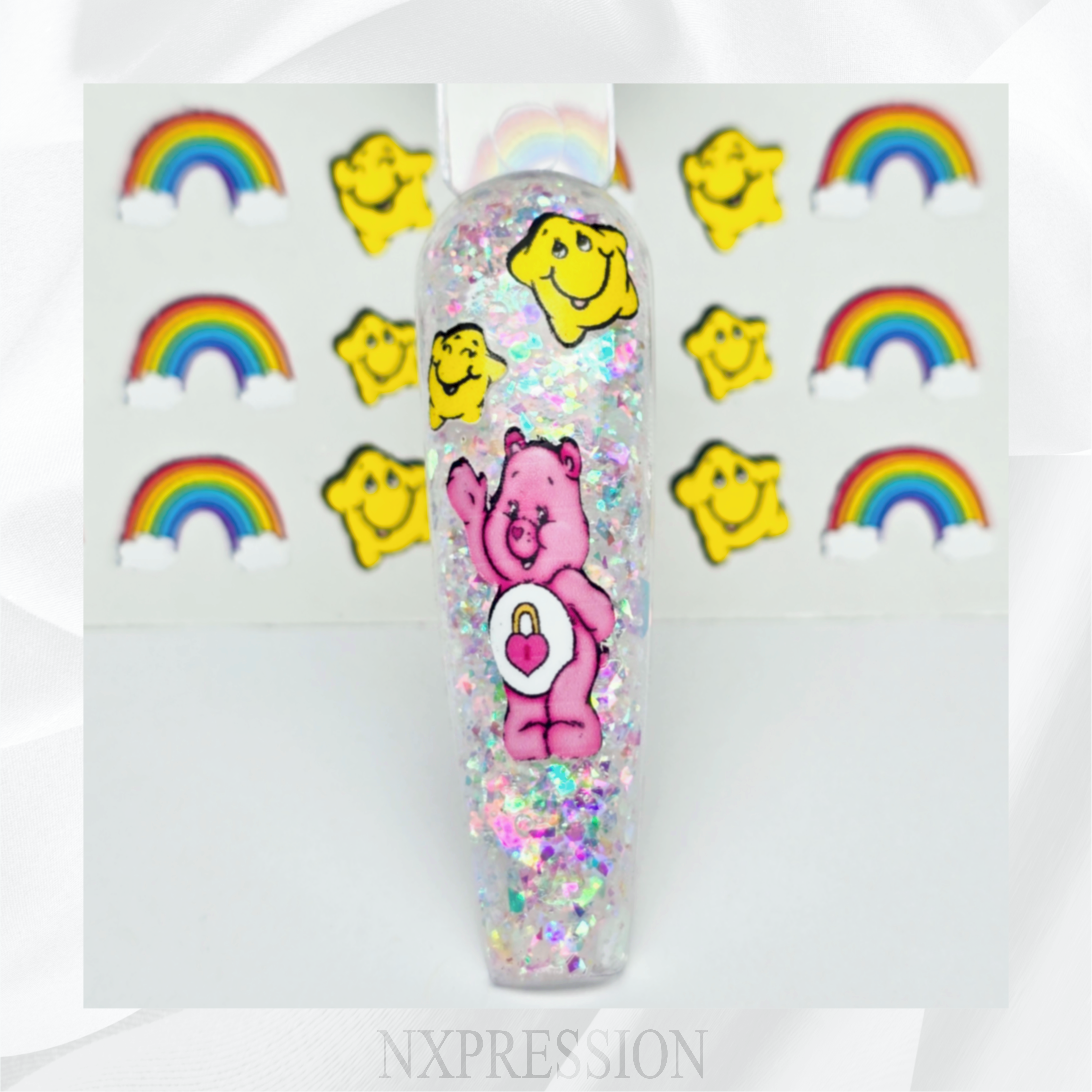 Care Bears Nail Stickers