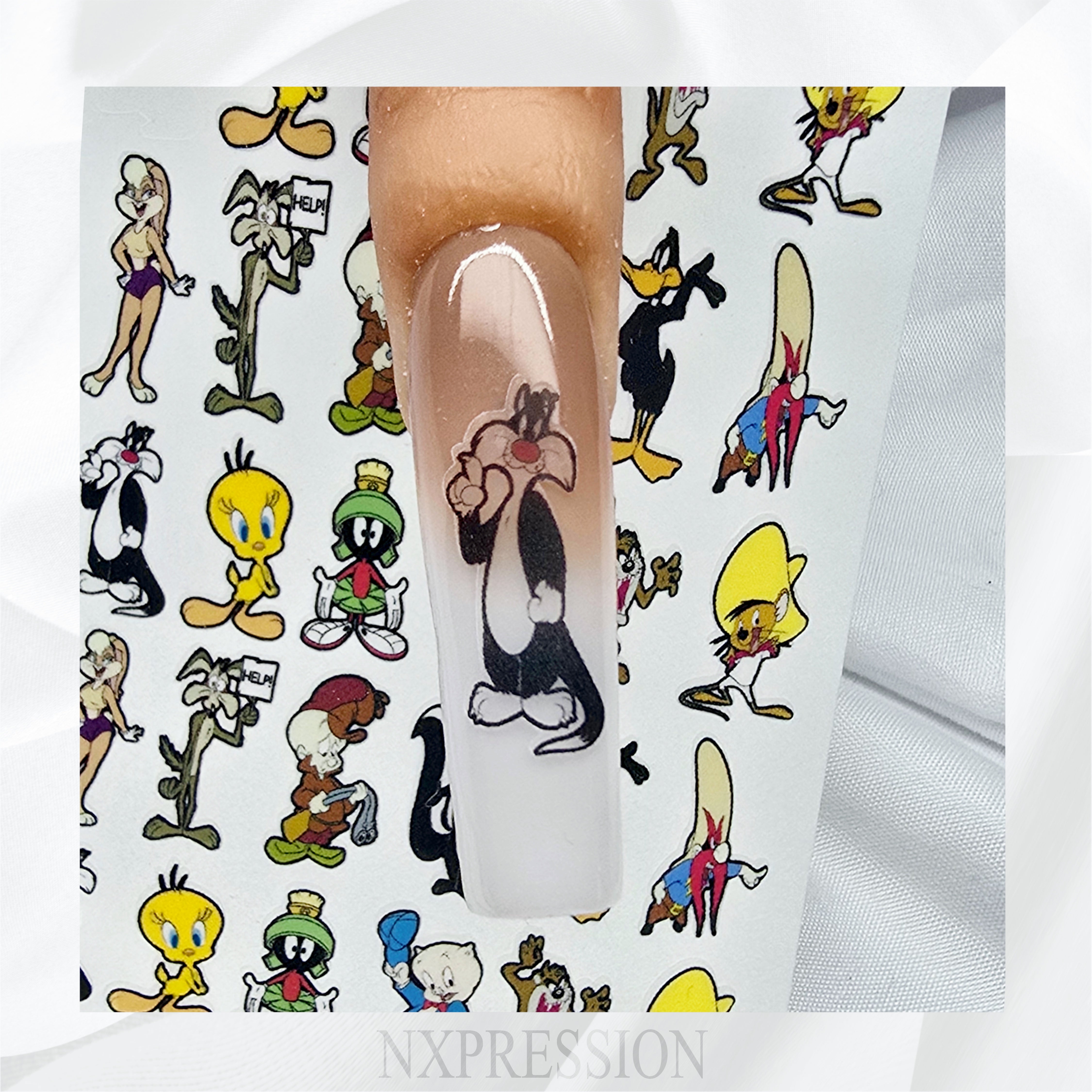 90s Cartoon Nail Stickers