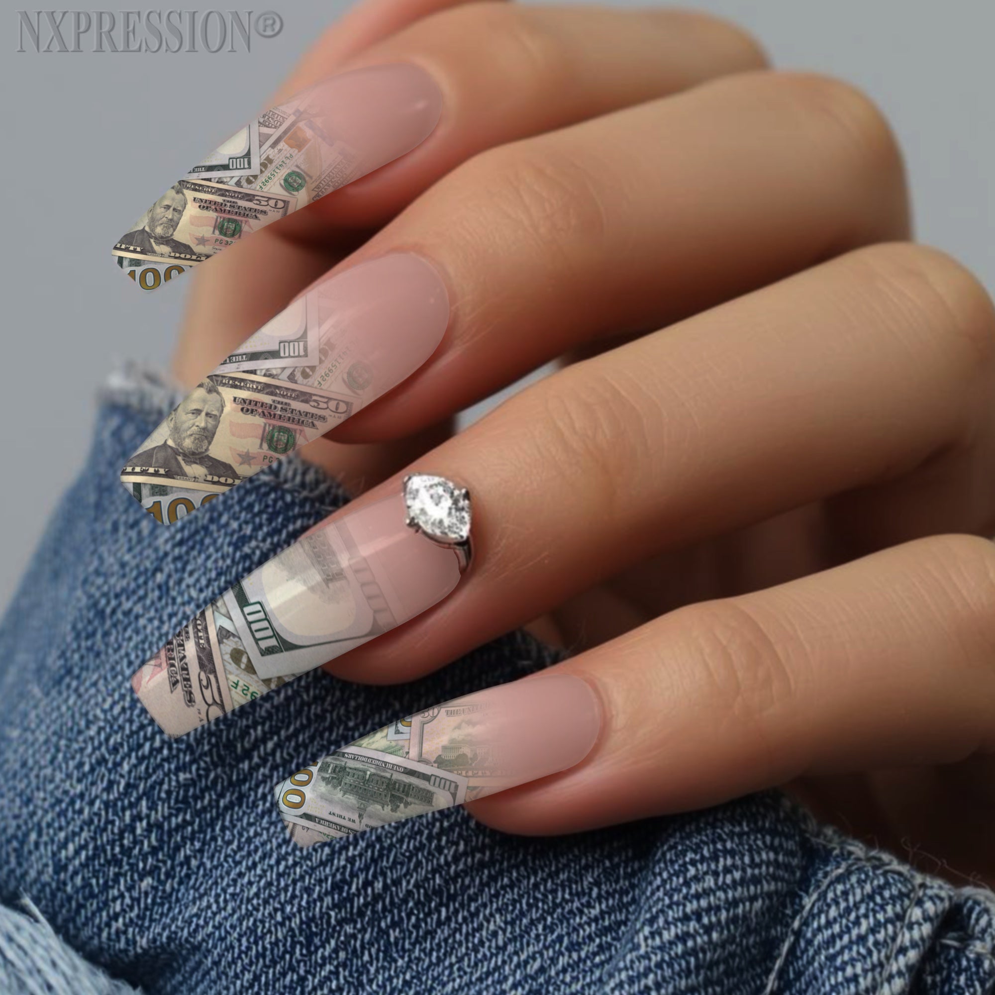 Ombré Scattered  Money