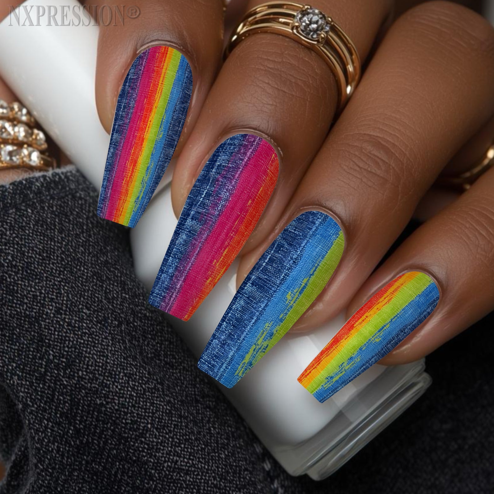 Denim Rainbow