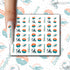 Miami Dolphins Nail Stickers