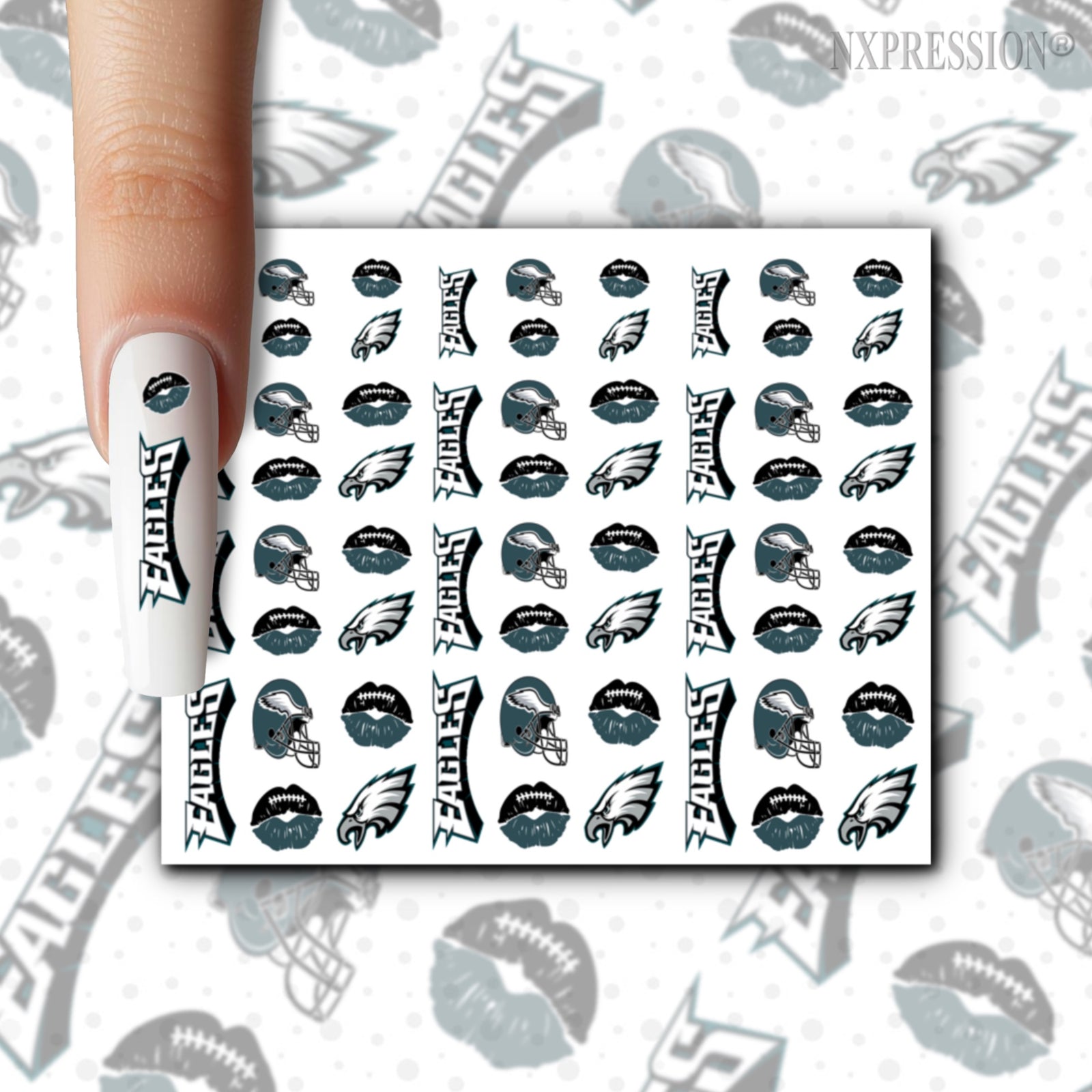 Eagles Nail Stickers