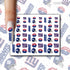 NY Giants Nail Stickers