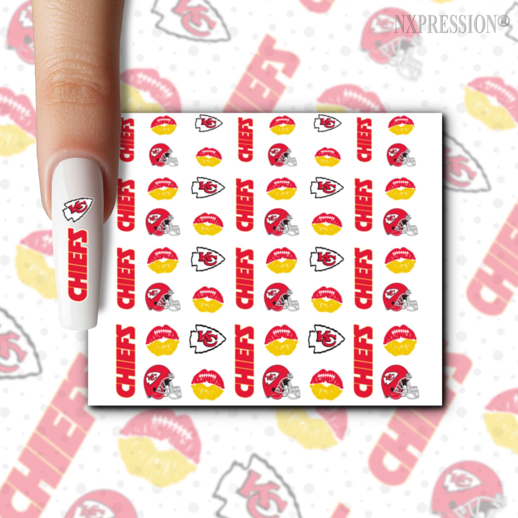 Chiefs Nail Stickers