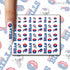 Buffalo Bills Nail Stickers