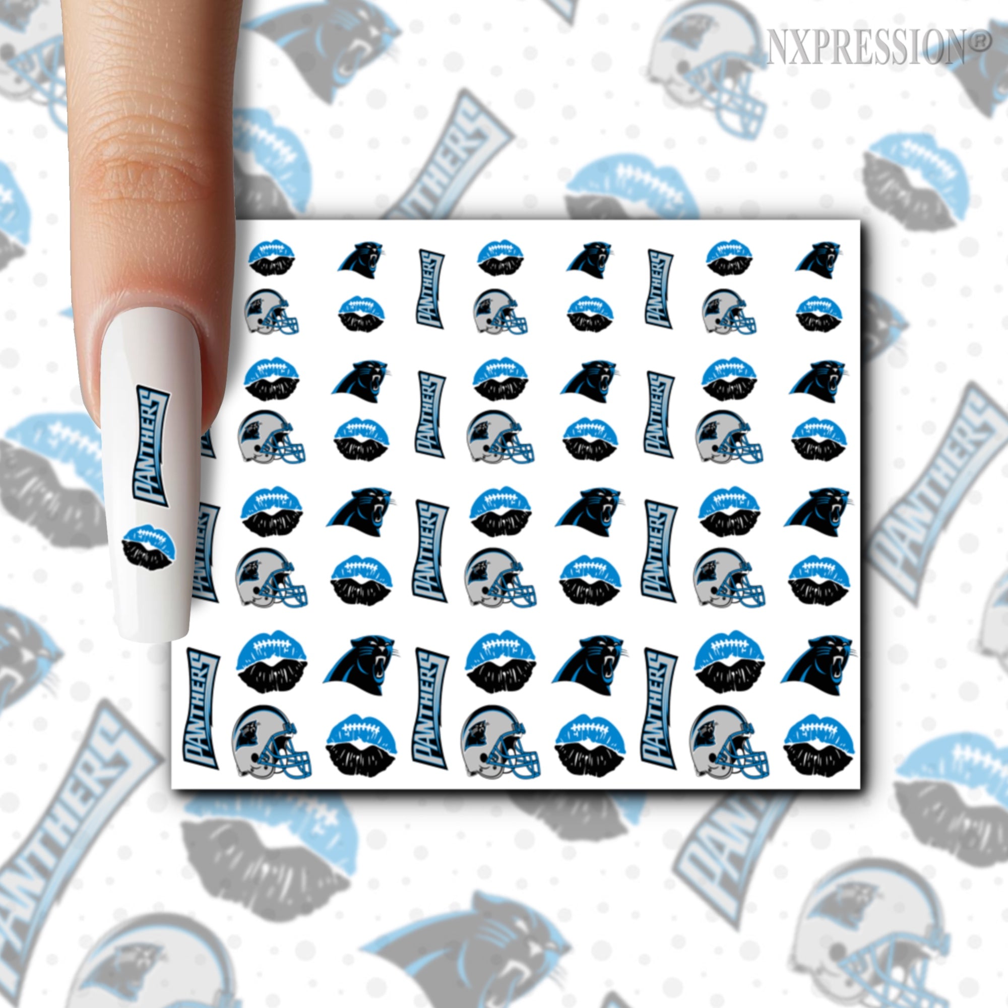 Panthers Nail Stickers