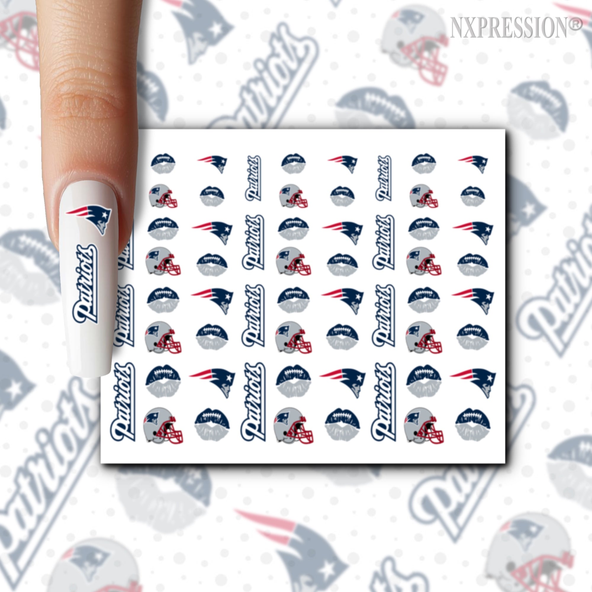 Patriots Nail Stickers