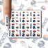 Broncos Nail Stickers