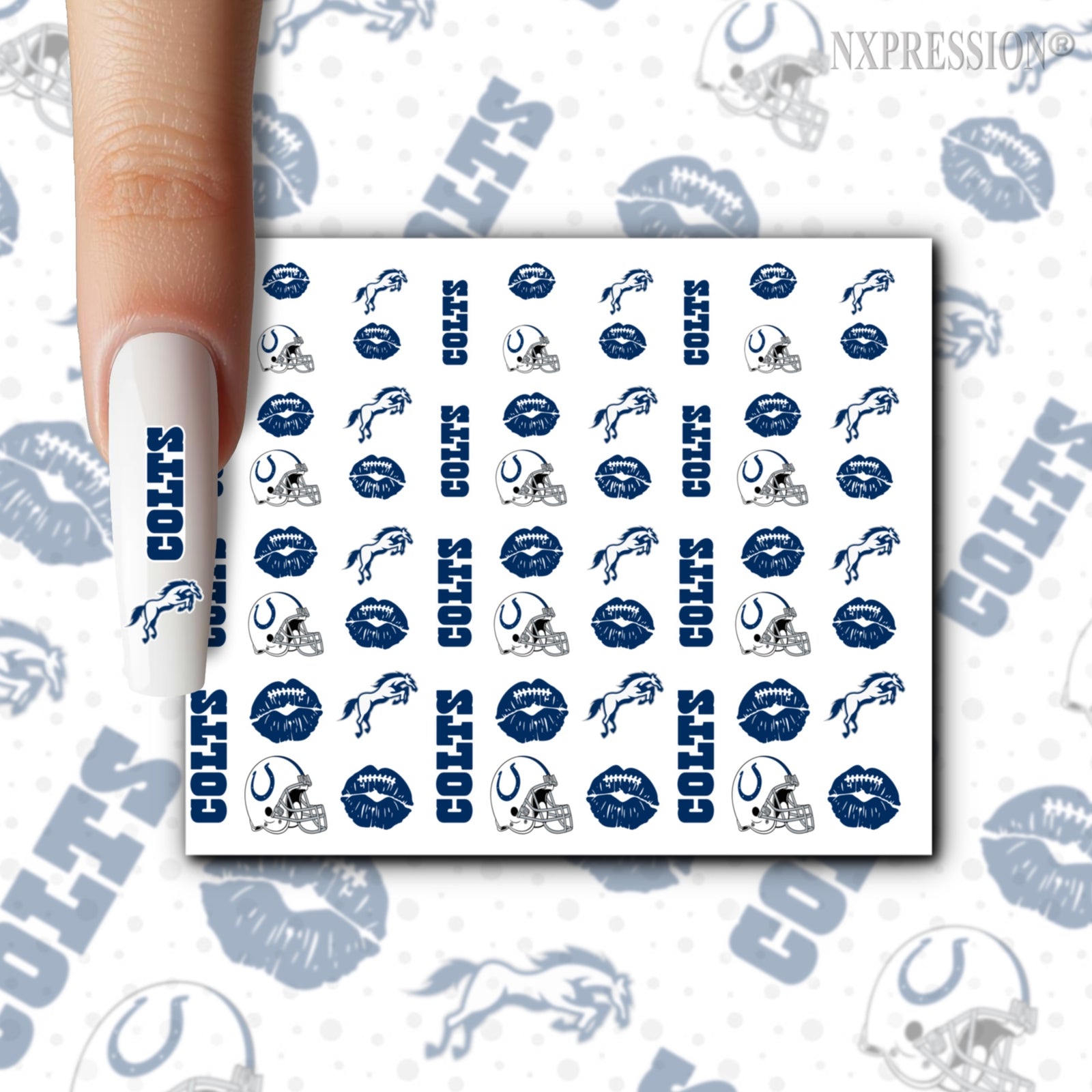 Colts Nail Stickers