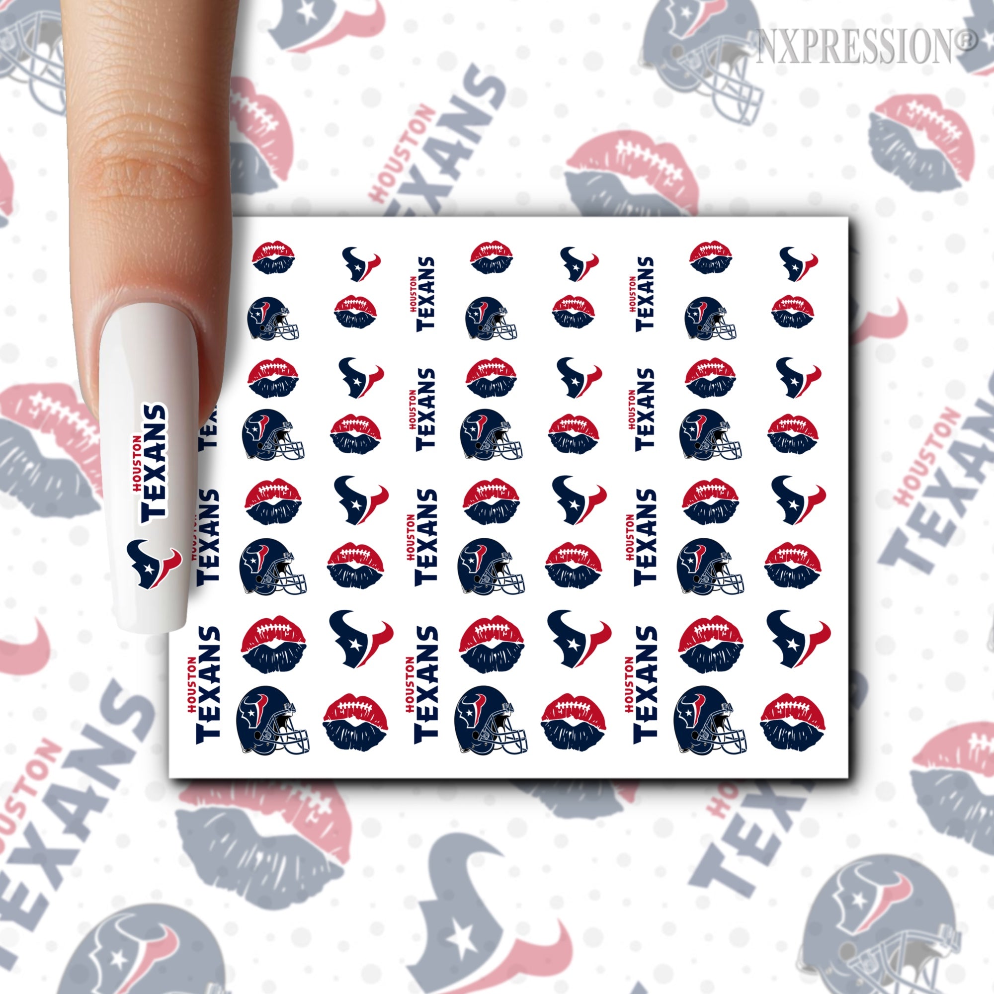 Houston Texans Nail Stickers