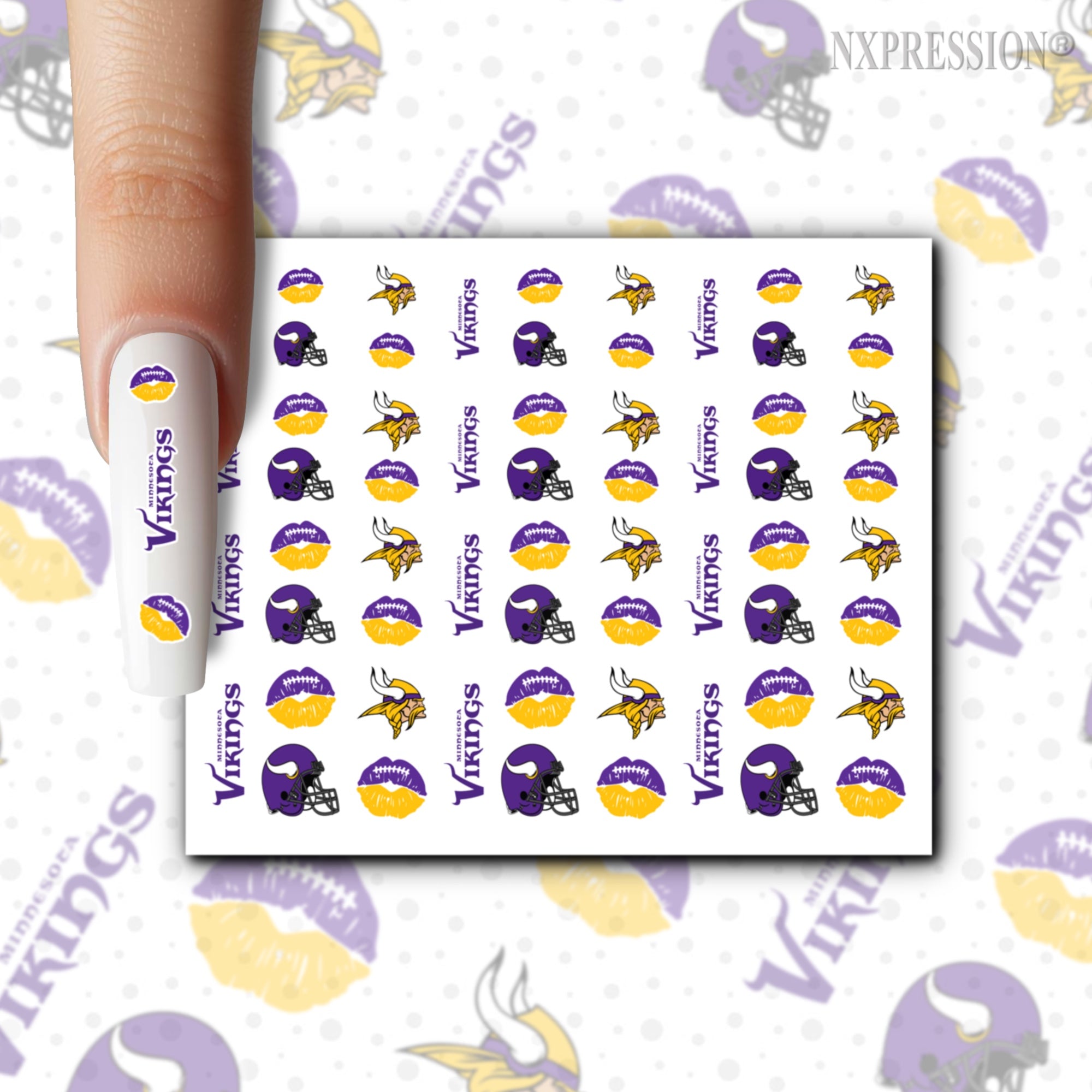 Vikings Nail Stickers
