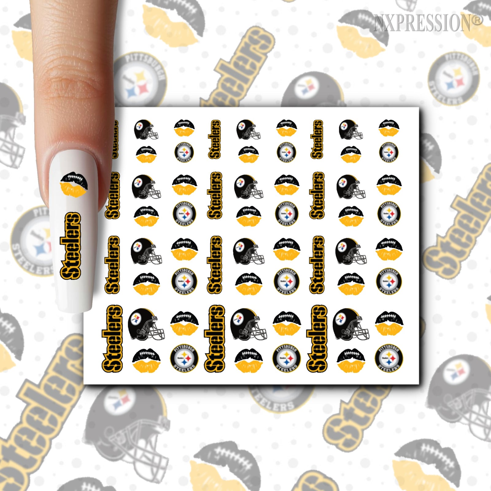 Steelers Nail Stickers
