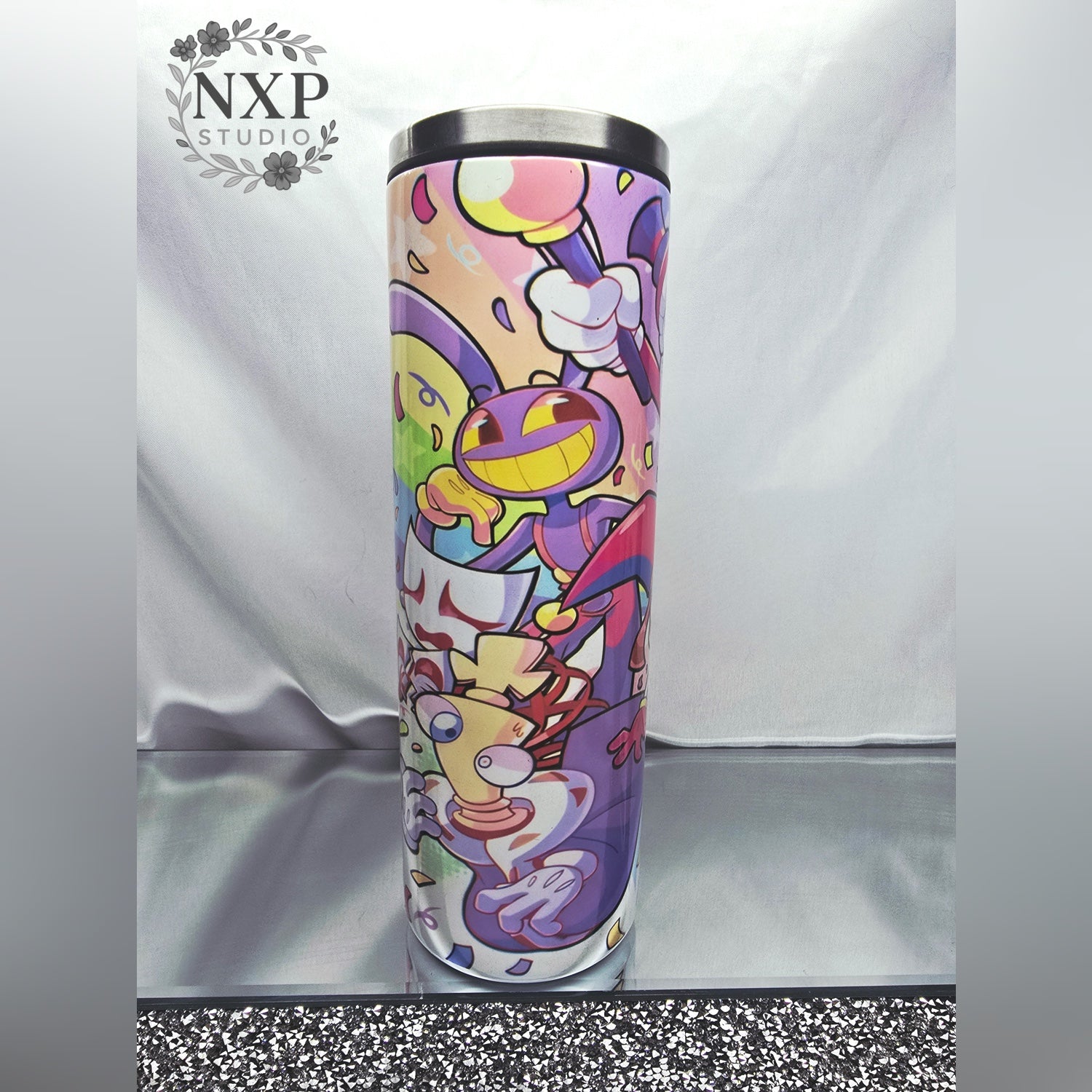 The Digital Circus Crew Tumbler