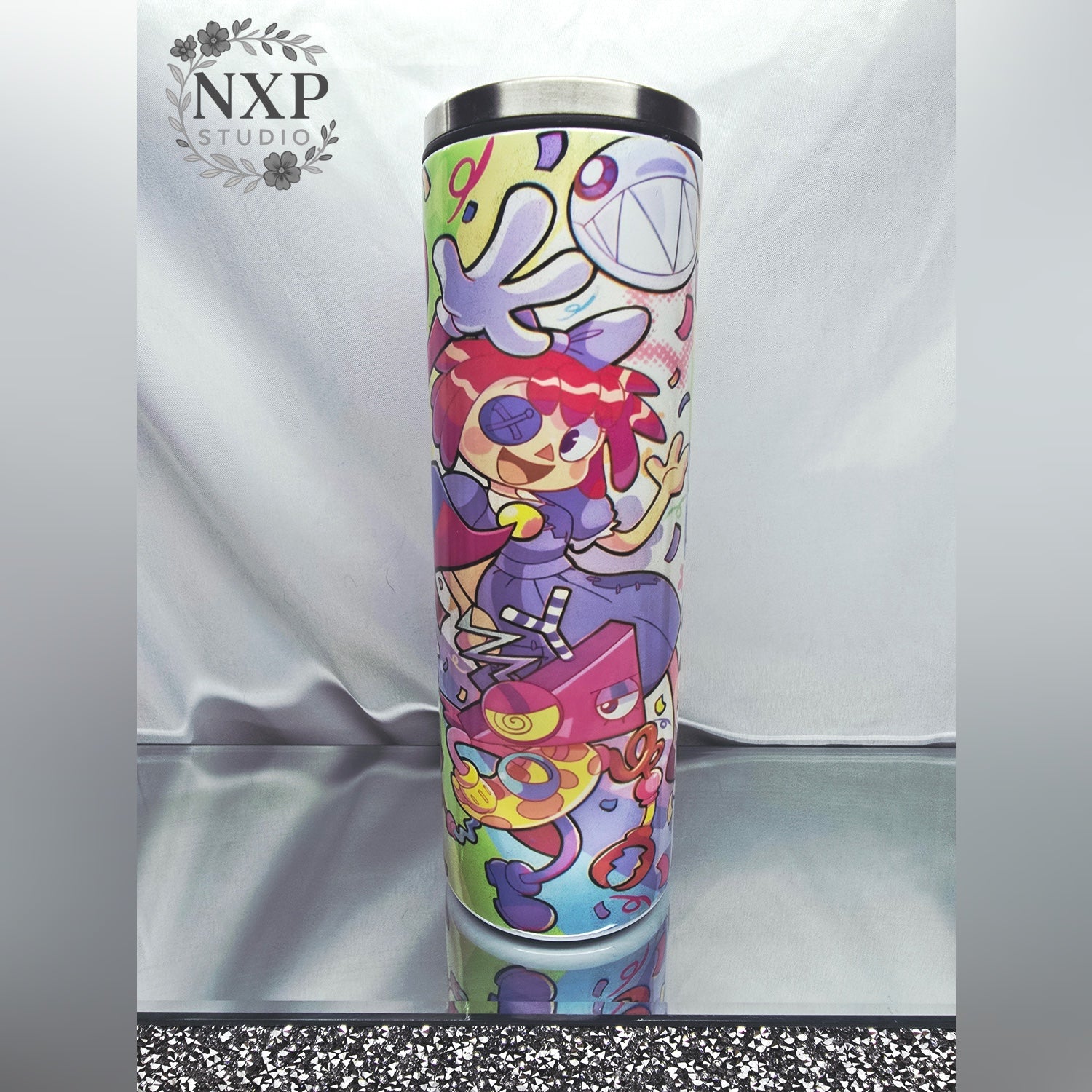 The Digital Circus Crew Tumbler