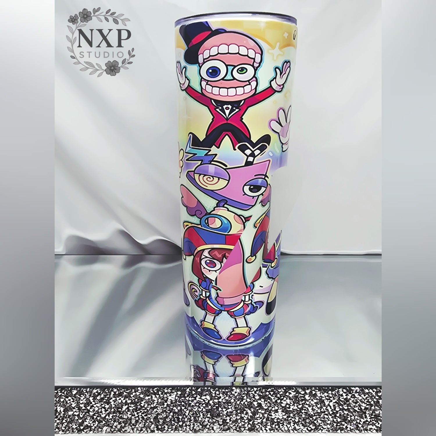 Kawaii Vibe Digital Circus Tumbler
