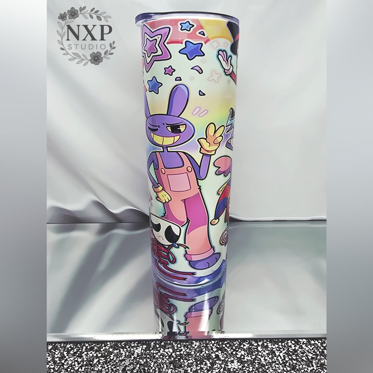 Kawaii Vibe Digital Circus Tumbler