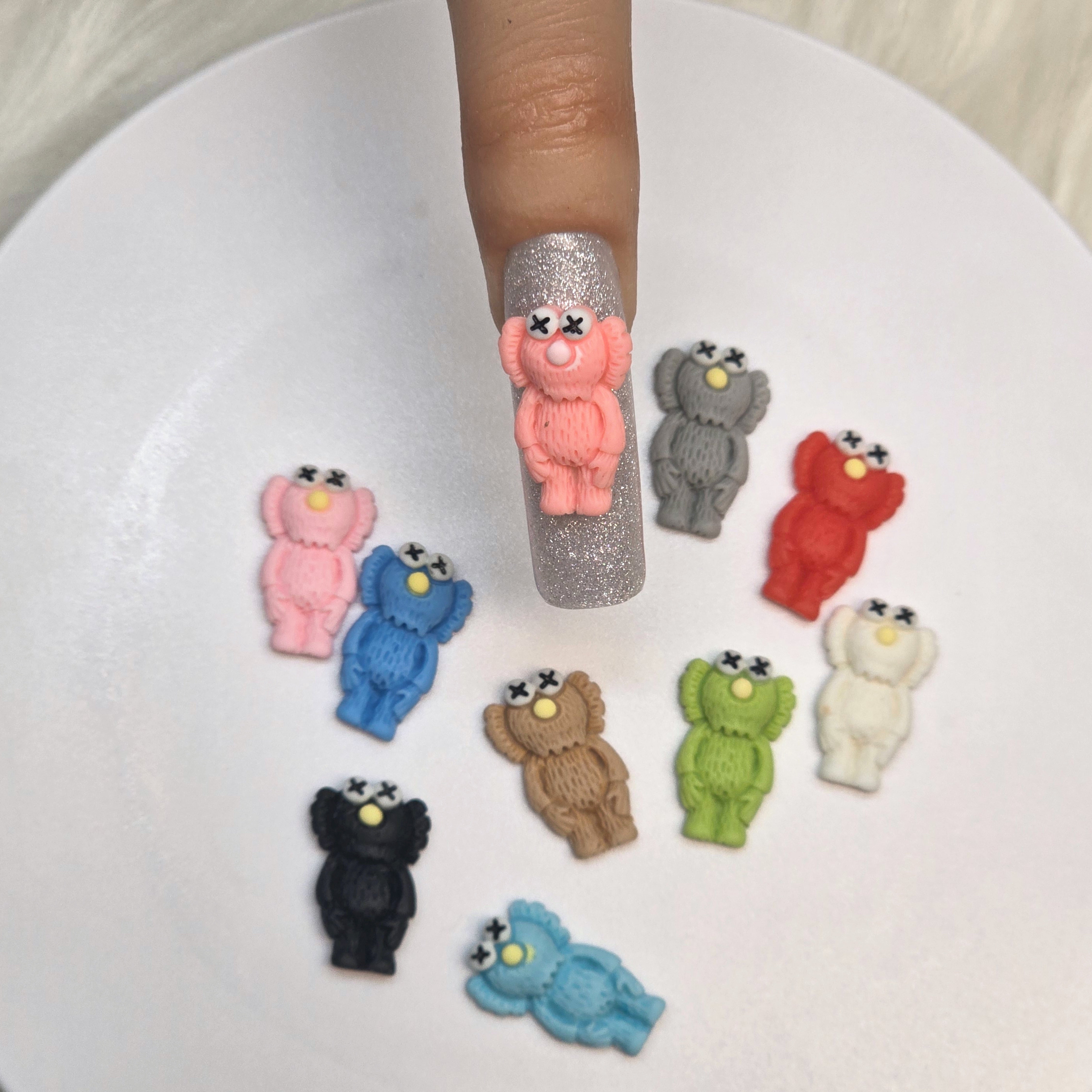 Kaws Nail Charms