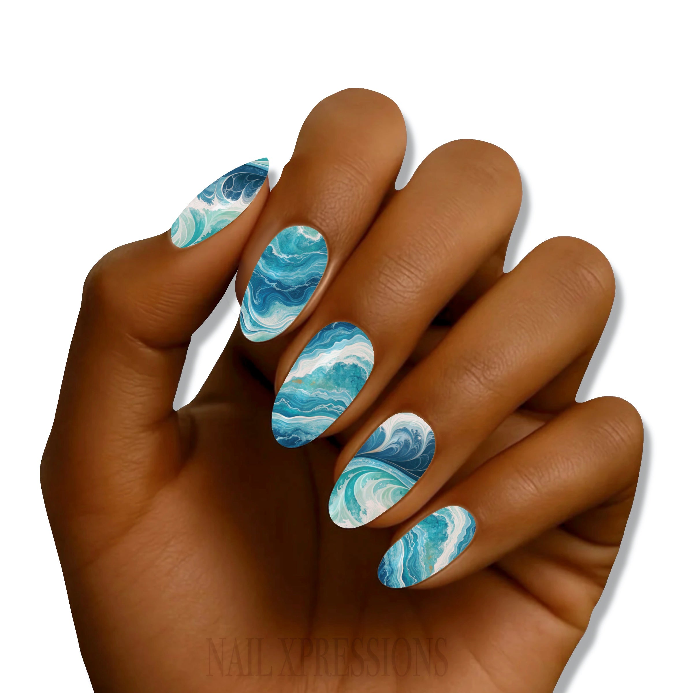Ocean-wave swirls