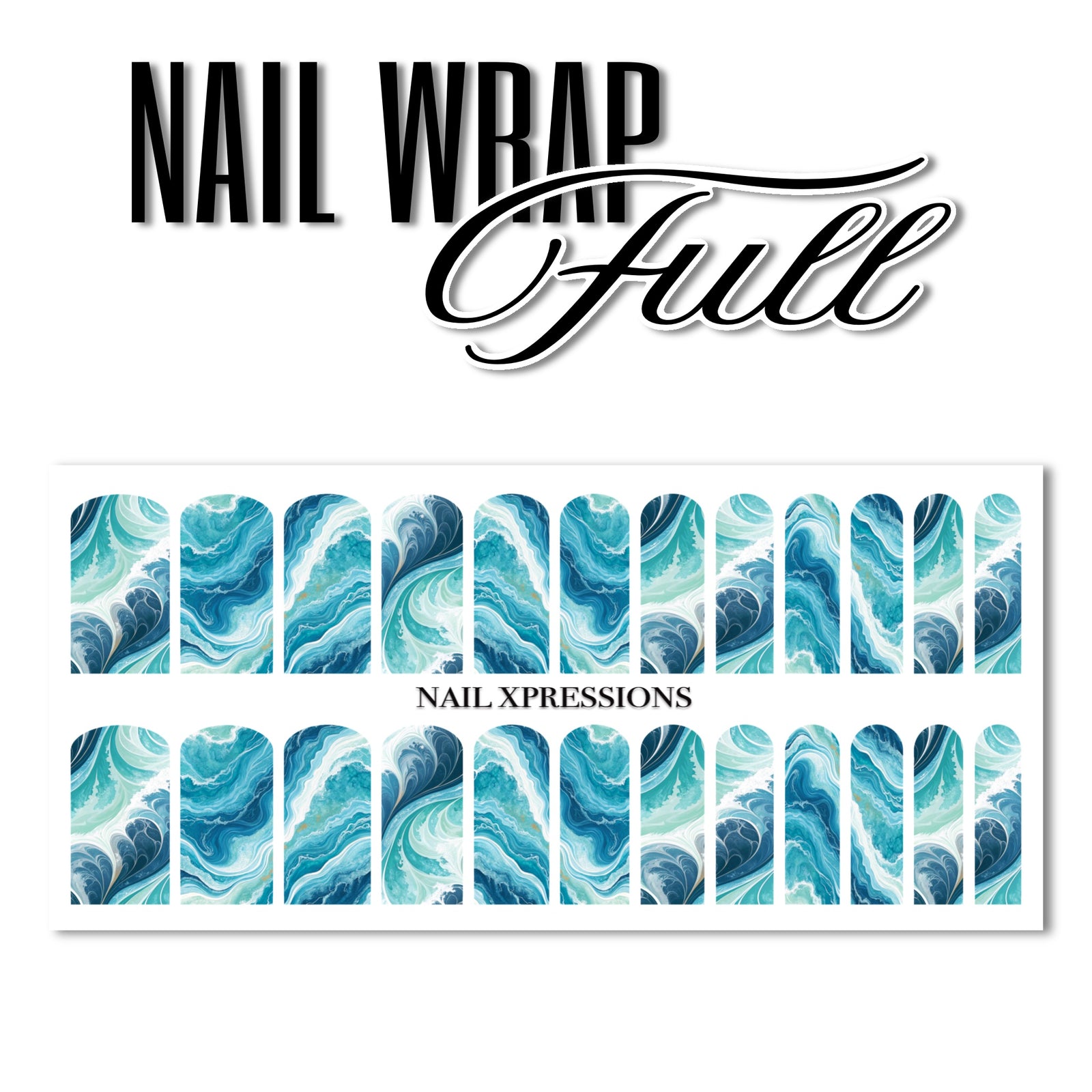 Ocean-wave swirls