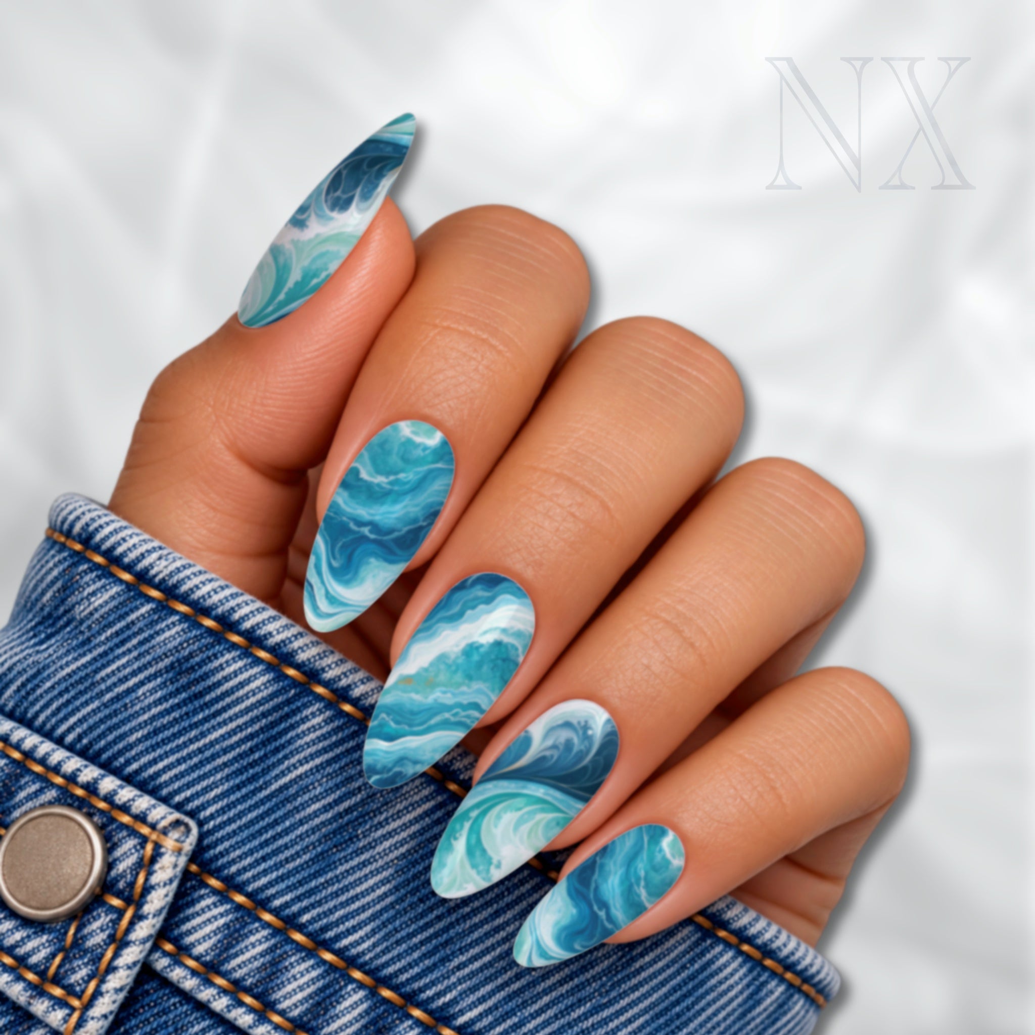 Ocean-wave swirls