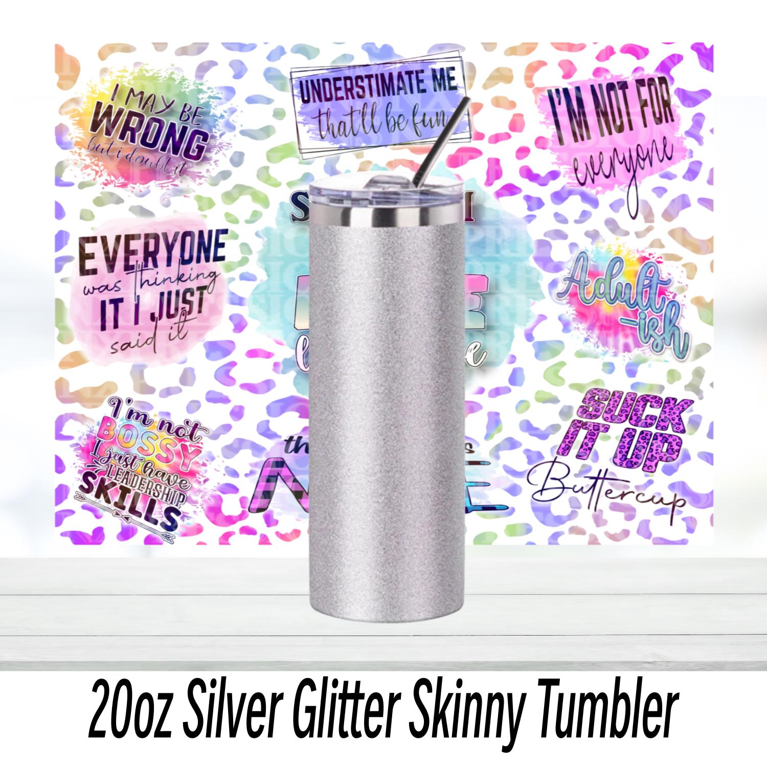 Sarcasm is my Love Language 20oz Tumbler | Duo Tumbler | Glitter Tumbler | Holographic Tumbler | Gift