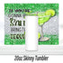 Bring The Tequila 20oz Glitter Tumbler | Sublimated Travel Cup
