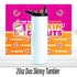 Dunkie Junkie Glitter : 20oz Sublimated Tumbler