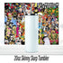 90's Themed Cartoon Tumbler: 20oz Sublimated Tumbler