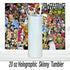 90's Themed Cartoon Tumbler: 20oz Sublimated Tumbler
