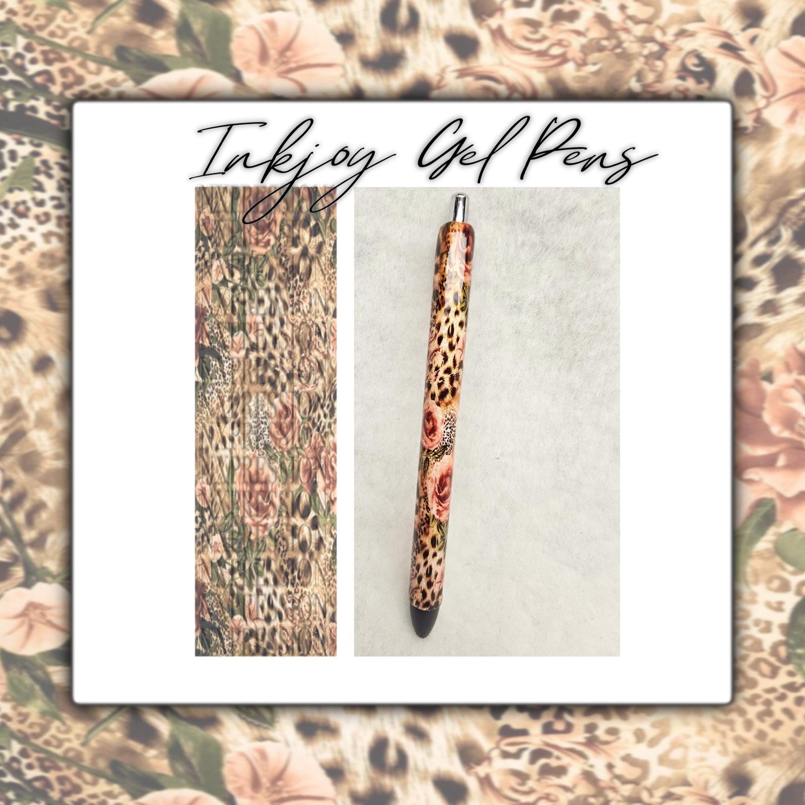 Safari Sunflower Glitter Inkjoy Gel Pen | Refillable Pen | Gift