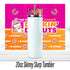 Dunkie Junkie Glitter : 20oz Sublimated Tumbler