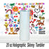 Mañana Será Bonito 20oz Tumbler | Duo Tumbler | Glitter Tumbler | Holographic Tumbler | Gift