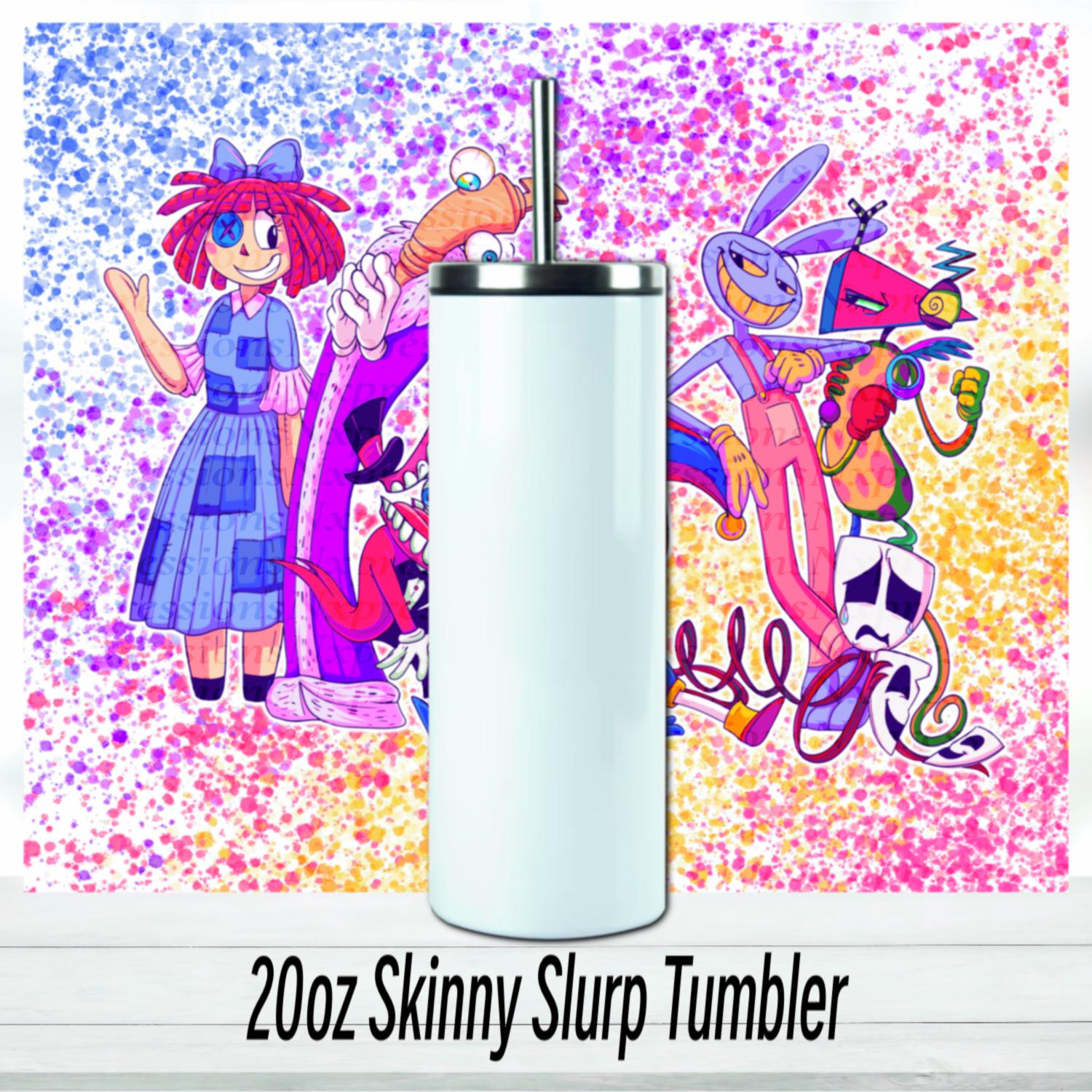 The Digital Circus 20oz Tumbler | Glitter Holographic Tumbler | Gift