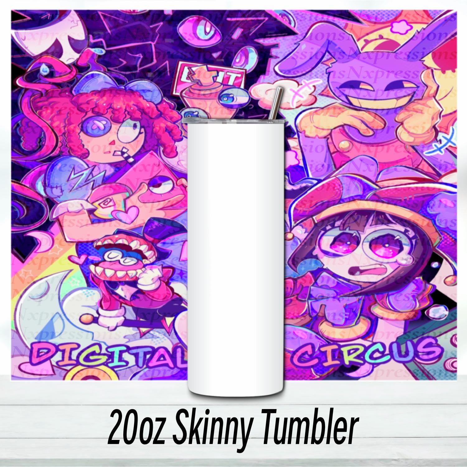 The Digital Circus 20oz Tumbler | Gift for kids