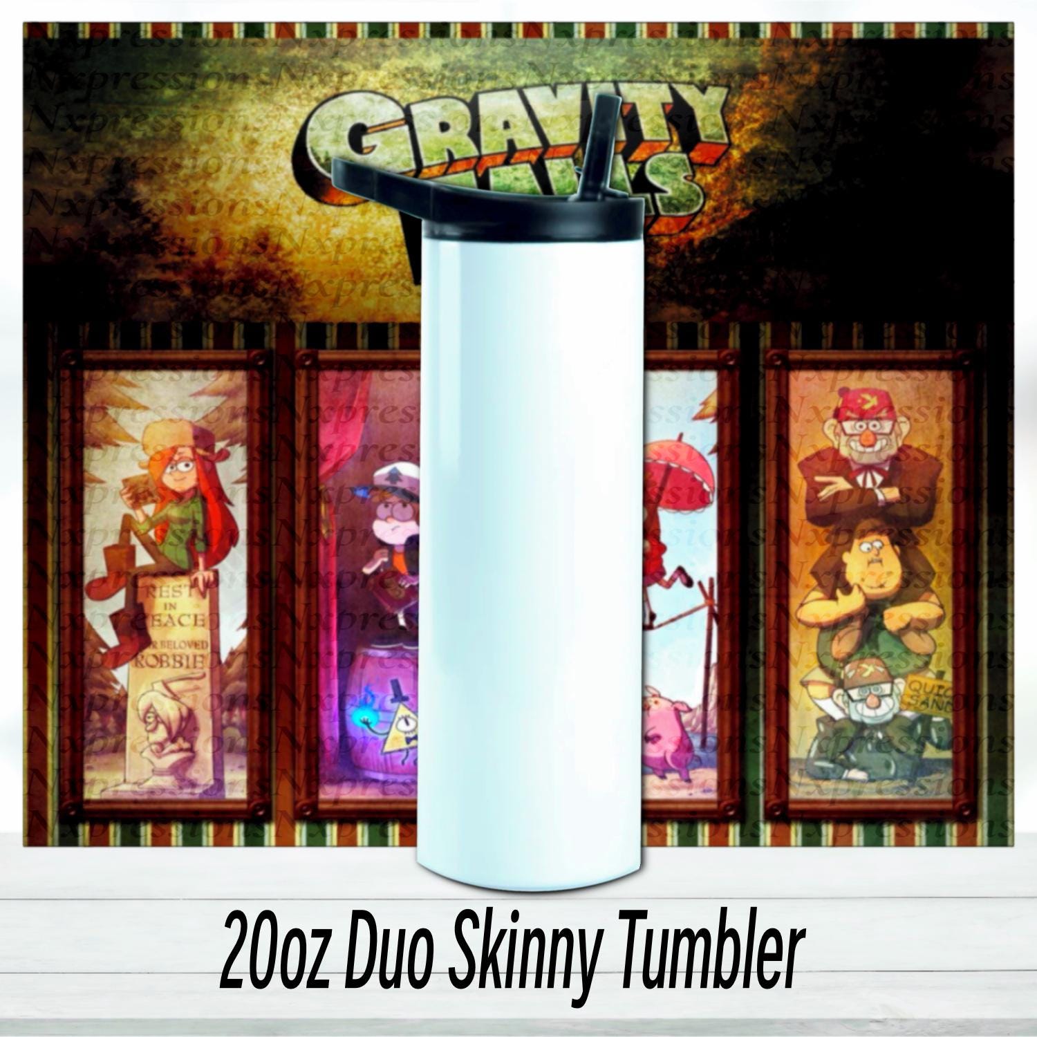 Gravity Falls Tumbler | Insulated Stainless Steel Tumbler 20oz