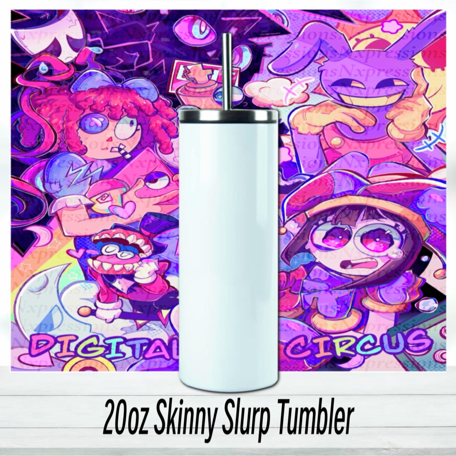 The Digital Circus 20oz Tumbler | Gift for kids