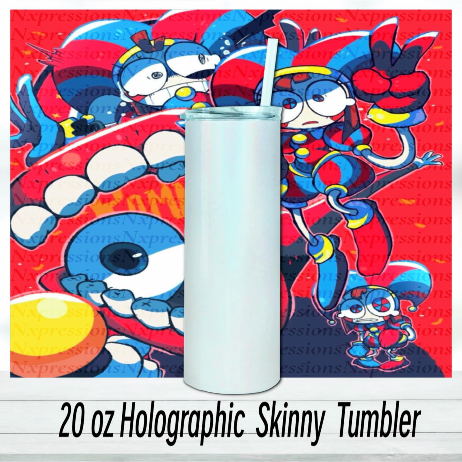 The Digital Circus 20oz Tumbler | Holographic Tumbler | Gift