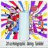 The Digital Circus 20oz Tumbler | Glitter Holographic Tumbler | Gift