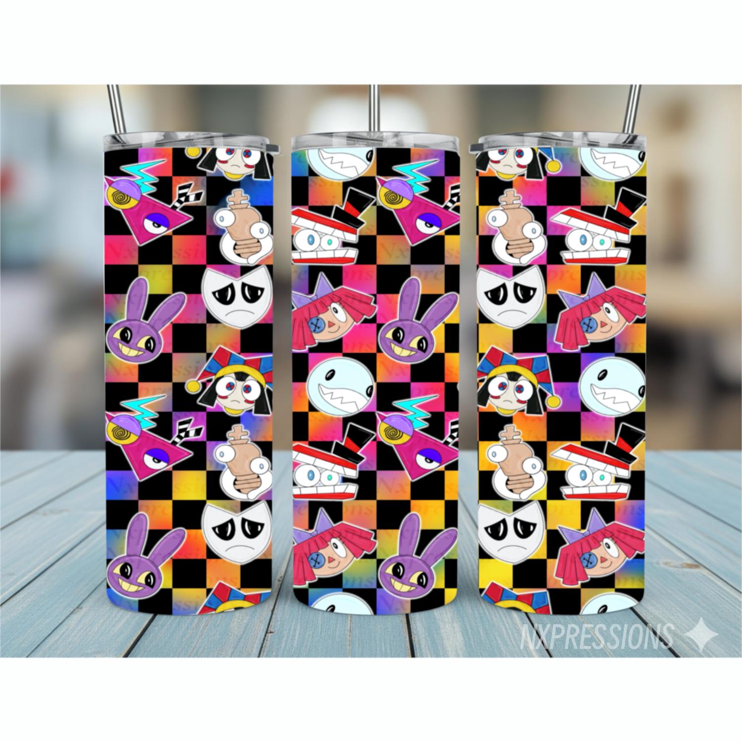The Crew, Digital Circus 20oz Tumbler: Sublimated Travel Cup