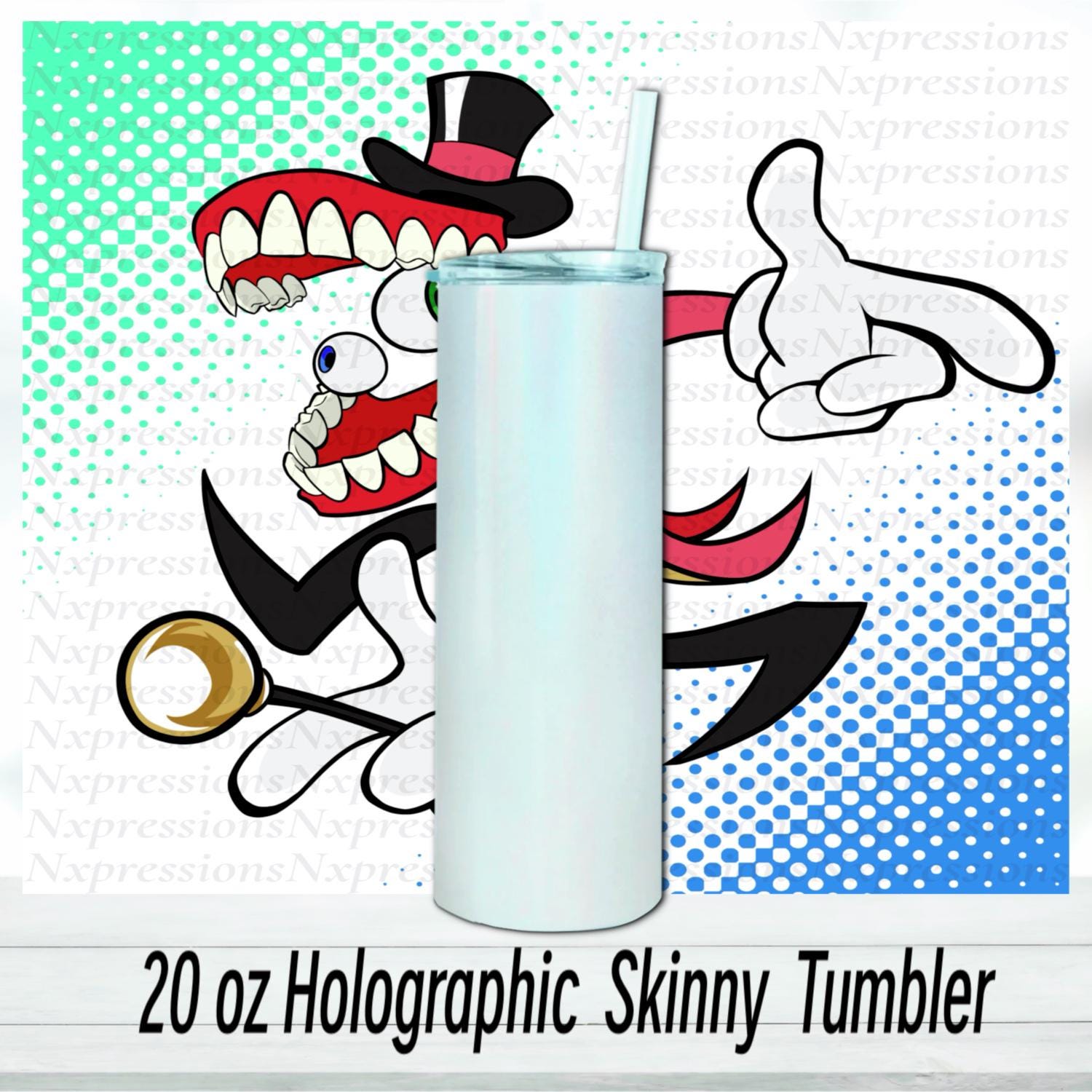 Digital Circus 20oz Tumbler: 20oz Sublimated Travel Cup