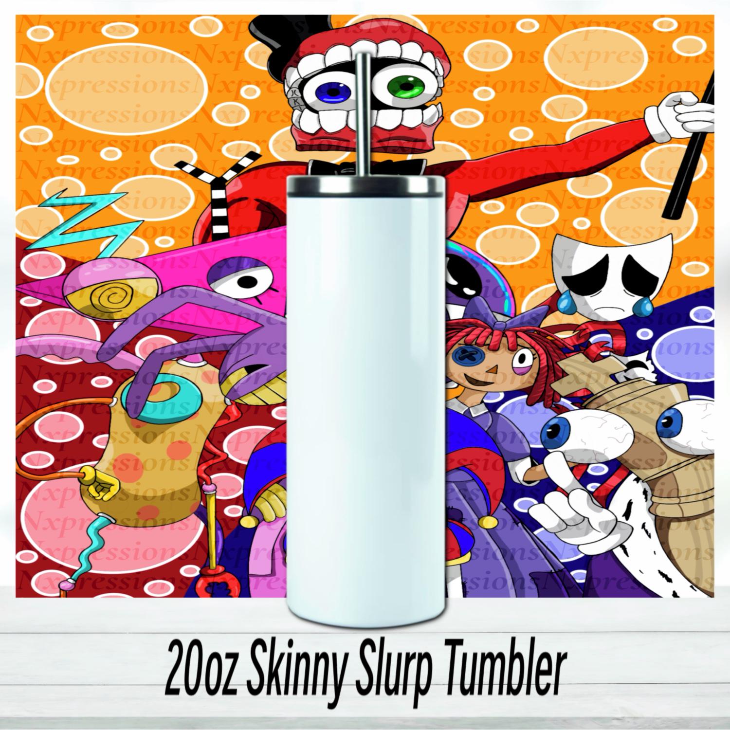 Classic Digital Circus Tumbler : 20oz Sublimated Travel Cup