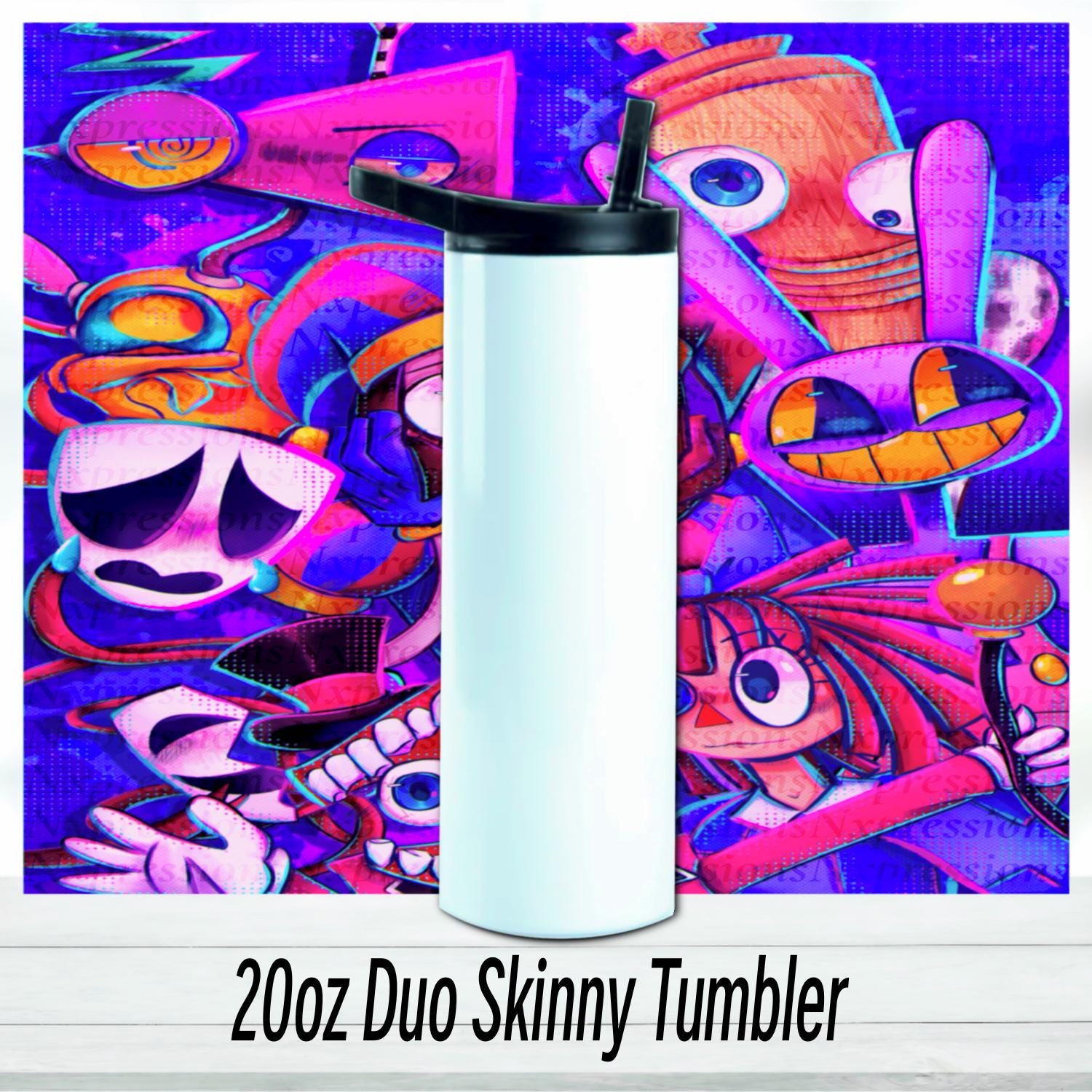 New Digital Circus Tumbler : 20oz Sublimated Travel Cup