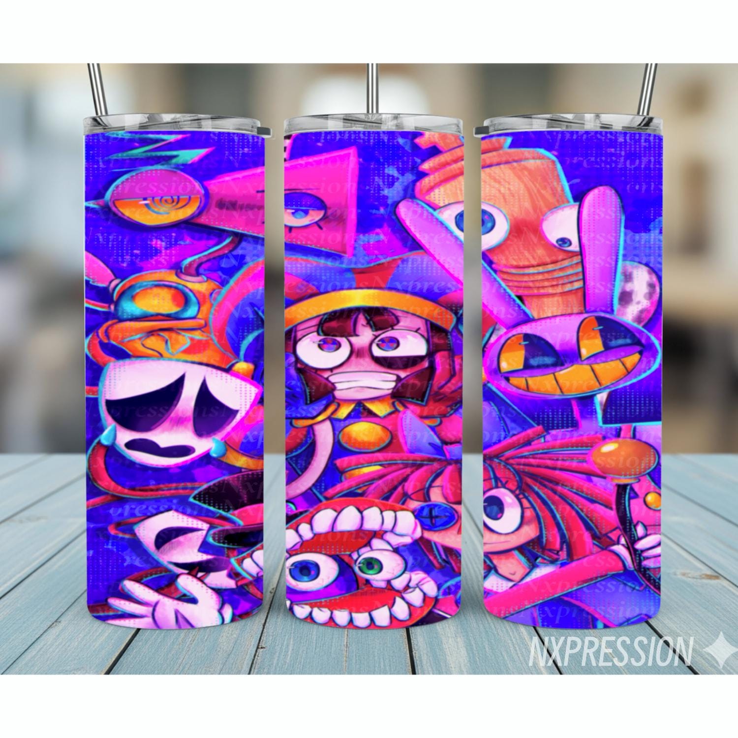 New Digital Circus Tumbler : 20oz Sublimated Travel Cup