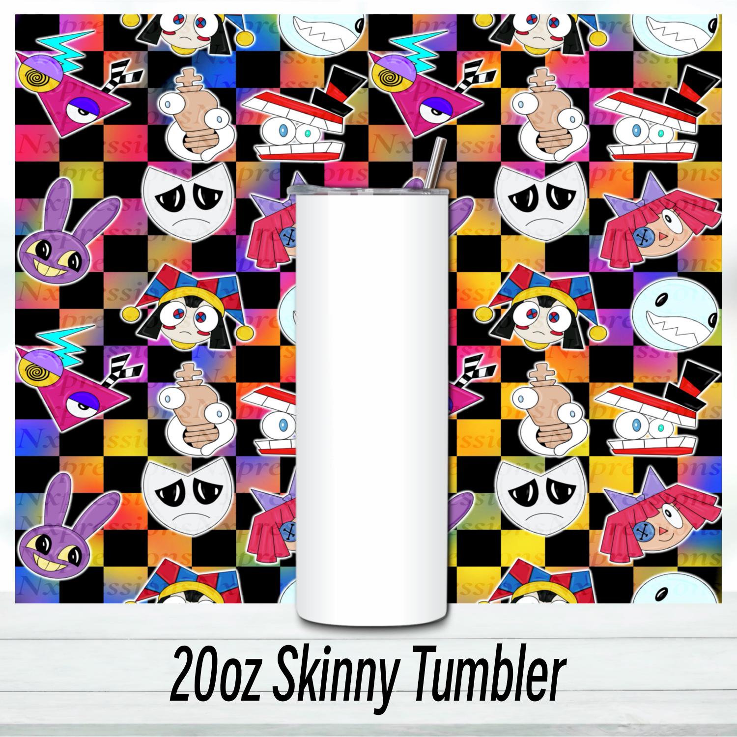The Crew, Digital Circus 20oz Tumbler: Sublimated Travel Cup